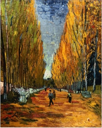 Avenue Of The Elysian Fields By Vincent Van Gogh